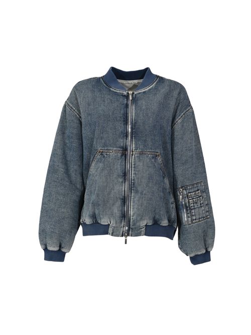 Bomber Davon in denim Nine in the morning | 9SS26 DAV04DLL226